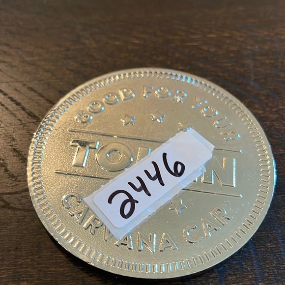 Carvana‎ Car Token "The New Way To Buy A Car" 3 Inch Token - Picture 5 of 5
